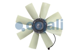 Cupla ventilator radiator (cu ventilator, 750mm, numar lame: 8, numar pini: 5/7) potrivit VOLVO FH12 D12A340-D12D500 08.93- - Img 1