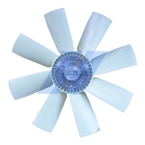 Cupla ventilator radiator (cu ventilator, 750mm, numar lame: 8) potrivit VOLVO FH12 D12A340-D12D500 08.93- - Img 1
