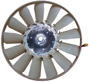 Cupla ventilator radiator (cu ventilator, 811mm, numar lame: 13, numar pini: 2) potrivit MAN TGA, TGS I, TGX I D2066LF06-D3876LF02 02.04- - Img 3