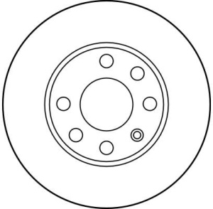 Disc frana Fata Dreapta/Stanga potrivit CHEVROLET CORSA; DAEWOO NEXIA; OPEL ASCONA C, ASTRA F, ASTRA F CLASSIC, ASTRA F/KOMBI, COMBO/MINIVAN, CORSA A, CORSA A TR 1.0-1.8 08.73-01.05 - Img 4
