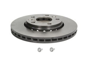Disc frana Fata Dreapta/Stanga potrivit DACIA DUSTER, DUSTER/SUV; NISSAN JUKE, TERRANO, TOWNSTAR, TOWNSTAR/MINIVAN; RENAULT ARKANA I, CAPTUR II, DUSTER, FLUENCE 1.0-Electric 10.07- - Img 1