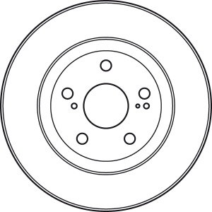 Disc frana Fata Dreapta/Stanga potrivit LEXUS ES; TOYOTA AURIS, AVALON, CAMRY, MARK X ZIO I, MIRAI, PRIUS PLUS, RAV 4 III, RAV 4 IV 1.3-Electric 11.05- - Img 4