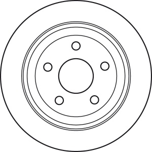 Disc frana Spate Dreapta/Stanga potrivit CHRYSLER 300C; DODGE CHARGER 2.7-6.4 04.05- - Img 4