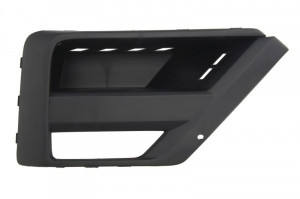 Element bara Dreapta Inferior, cu locas lampa ceata, plastic, negru, potrivit VW CRAFTER 09.16- 09.16- - Img 1