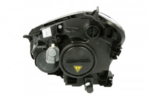 Far Dreapta (D1S/H7, electric, cu motor, culoare insertie: cromat, culoare semnalizator: transparent) potrivit NISSAN QASHQAI I - Img 2