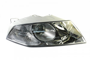 Far Dreapta (H1/H7, electric, cu motor, culoare: cromat) potrivit SKODA OCTAVIA II