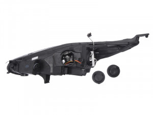 Far Dreapta (H15/H7, electric, cu motor, culoare insertie: negru) potrivit FORD FIESTA VI 01.13-04.17 - Img 2