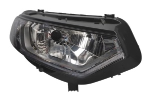 Far Dreapta (H4/LED/PY21W, cu motor, culoare insert: cromat) potrivit FORD ECOSPORT dupa 2013