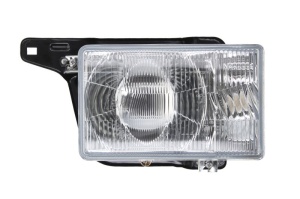 Far Dreapta (H4, manual, fara motoras, culoare insert: argintiu) potrivit ISUZU TROOPER I