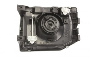 Far Dreapta (H4, manual, fara motoras, culoare insertie: cromat) potrivit MITSUBISHI PAJERO II, PAJERO SPORT - Img 2