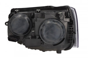 Far Dreapta (H4/P21W, electric, cu motor, culoare insertie: negru) potrivit VW MULTIVAN T5, TRANSPORTER T5 - Img 2