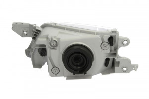 Far Dreapta (H4/PY21W, fara motoras, culoare insertie: cromat, culoare semnalizator: transparent) potrivit MAZDA PREMACY