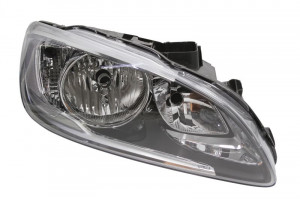 Far Dreapta (H7/H9/LED/PWY24W, electric, cu motor, culoare insertie: negru) potrivit VOLVO S60 I, S60 II, V60 I - Img 1