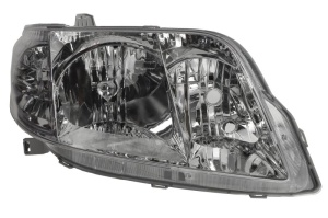 Far Dreapta (H7/HB3, electric, fara motoras, culoare insert: cromat, culoare semnalizator: alb) potrivit TOYOTA COROLLA E12 2004-2007