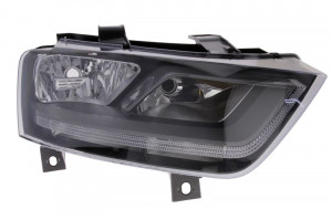 Far Dreapta (H7/PWY24W/W21W, electric, cu motor, culoare insertie: negru) potrivit AUDI Q3 06.11-01.15 - Img 1
