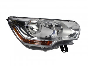 Far Dreapta (halogen, H1/H21W/H7/P21, electric, cu motor, bec) potrivit DS DS 4; CITROEN C4, C4 II, DS4