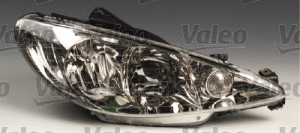Far Dreapta (halogen, H7, electric, fara motoras, culoare semnalizator: transparent) potrivit PEUGEOT 206 -11.05 - Img 3