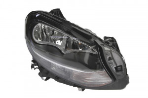 Far Dreapta (halogen, H7/LED/PY21W, electric, cu motor, bec, culoare semnalizator: portocaliu) potrivit MERCEDES B SPORTS TOURER (W246, W242) - Img 1