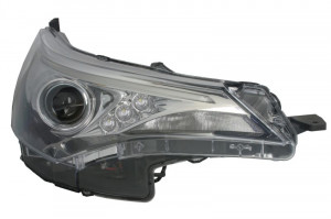 Far Dreapta (HIR2/LED/WY21W, electric, fara motoras, cu controler LED, culoare: negru) potrivit TOYOTA AVENSIS 2015-2017