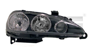 Far dreapta potrivit ALFA ROMEO 147 2004-2010 - (H1/H7, reglaj electric, cu motoras, fundal negru)