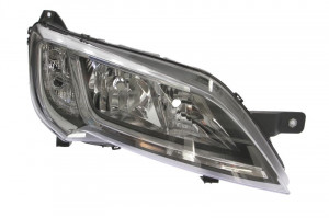Far dreapta potrivit CITROEN JUMPER FIAT DUCATO PEUGEOT BOXER dupa 2014 - (H7, reglaj electric, cu motoras, fundal cromat)