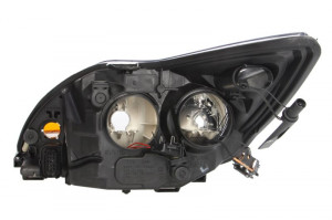 Far dreapta potrivit FORD FOCUS 2008-2012 - (H1/H7, reglaj electric, cu motoras, fundal cromat) - Img 2