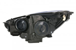 Far dreapta potrivit FORD FOCUS 2014-2018 - (H15/H7, reglaj electric, cu motoras, cu lumini de zi, fundal cromat) - Img 2