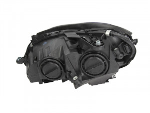 Far dreapta potrivit MERCEDES Clasa C 2007-2013 - (H7, reglaj electric, cu motoras, fundal negru) - Img 2