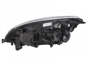 Far dreapta potrivit PEUGEOT PARTNER, CAROSERIE/ 2012-2015 - (H4, electric, cu motoras, fundal argintiu, Semnalizator argintiu) - Img 2