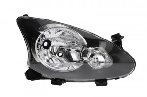 Far dreapta potrivit TOYOTA AYGO - (H4, electric, cu motoras, fundal negru)