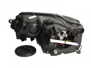 Far dreapta potrivit VW JETTA 2010-2014 - (H7, reglaj electric, cu motoras, fundal negru) - Img 2