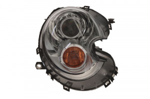 Far Dreapta (xenon, D1S, automat, cu motor, culoare insertie: cromat, culoare semnalizator: galben) potrivit MINI (R56), (R57), (R58), (R59), CLUBMAN (R55), CLUBVAN (R55) - Img 1