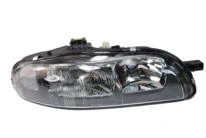 Far fata Dreapta (2*H1, electric, fara motoras, culoare insert: negru, culoare semnalizator: transparent) potrivit FIAT MAREA 1997-1999