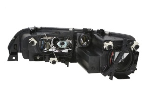 Far fata Dreapta (2*H1/H3, electric, cu motor, culoare insert: cromat, culoare semnalizator: transparent) potrivit MAZDA 6 - Img 2