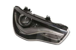 Far fata Dreapta (D3S/LED, electric, cu motor, culoare insert: cromat, culoare semnalizator: transparent) potrivit AUDI A1 - Img 1