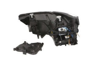 Far fata Dreapta (D3S/LED, electric, cu motor, culoare insert: cromat, culoare semnalizator: transparent) potrivit AUDI A1 - Img 2