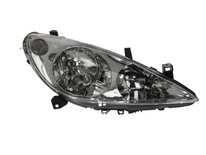 Far fata Dreapta (H1/H7, electric, cu motor, culoare insert: cromat/negru) potrivit PEUGEOT 307, 307/KOMBI - Img 1
