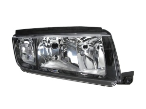 Far fata Dreapta (H3/H7, electric, fara motoras, culoare insert: negru) potrivit SKODA FABIA I, FABIA I PRAKTIK - Img 1