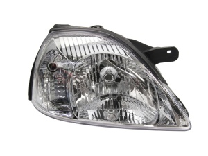 Far fata Dreapta (H4, electric, cu motor, culoare semnalizator: alb) potrivit KIA RIO I -02.05 - Img 1