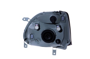 Far fata Dreapta (H4, electric, fara motoras, culoare insert: cromat, culoare semnalizator: transparent) potrivit OPEL AGILA; SUZUKI WAGON R+ - Img 2