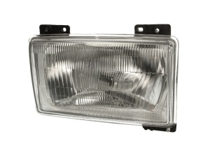 Far fata Dreapta (H4, fara motoras, culoare insert: argintiu) potrivit CITROEN C25; FIAT DUCATO; PEUGEOT 104, J5