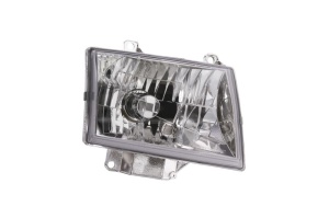 Far fata Dreapta (H4, manual, fara motoras, culoare insert: argintiu) potrivit MAZDA B-SERIE