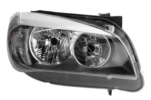 Far fata Dreapta (H7, electric, fara motoras, culoare insert: negru) potrivit BMW X1 (E84)