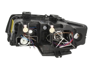Far fata Dreapta (H7/H7, electric, fara motoras, culoare semnalizator: transparent) potrivit AUDI A4 B6 2001-2004 - Img 2