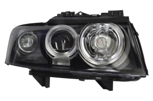 Far fata Dreapta (H7/H9, electric, cu motor) potrivit AUDI A4 B6