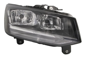 Far fata Dreapta (H7/PW24W/PWY24W, electric, cu motor) potrivit AUDI Q2