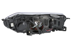 Far fata Stanga (2*H7/H1, electric, cu motor, culoare insert: cromat) potrivit CITROEN C5 II, C5 III - Img 2
