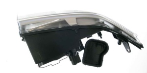 Far fata Stanga (H4, electric, cu motor, culoare insert: cromat) potrivit FORD TRANSIT -08.14 - Img 4