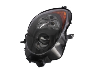 Far fata Stanga (H7, electric, cu motor, culoare insert: negru, culoare semnalizator: galben) potrivit ALFA ROMEO MITO, SPIDER - Img 1