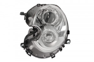 Far Stanga (D1S, electric, cu motor, culoare insertie: cromat, culoare semnalizator: alb) potrivit MINI (R56), (R57), (R58), (R59), CLUBMAN (R55), CLUBVAN (R55) - Img 1